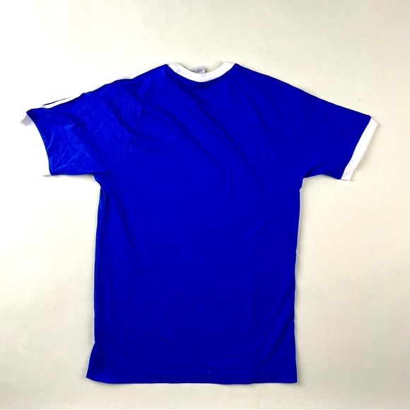 Adidas Royal Blue Tee with White Trim - Picture 4 of 4